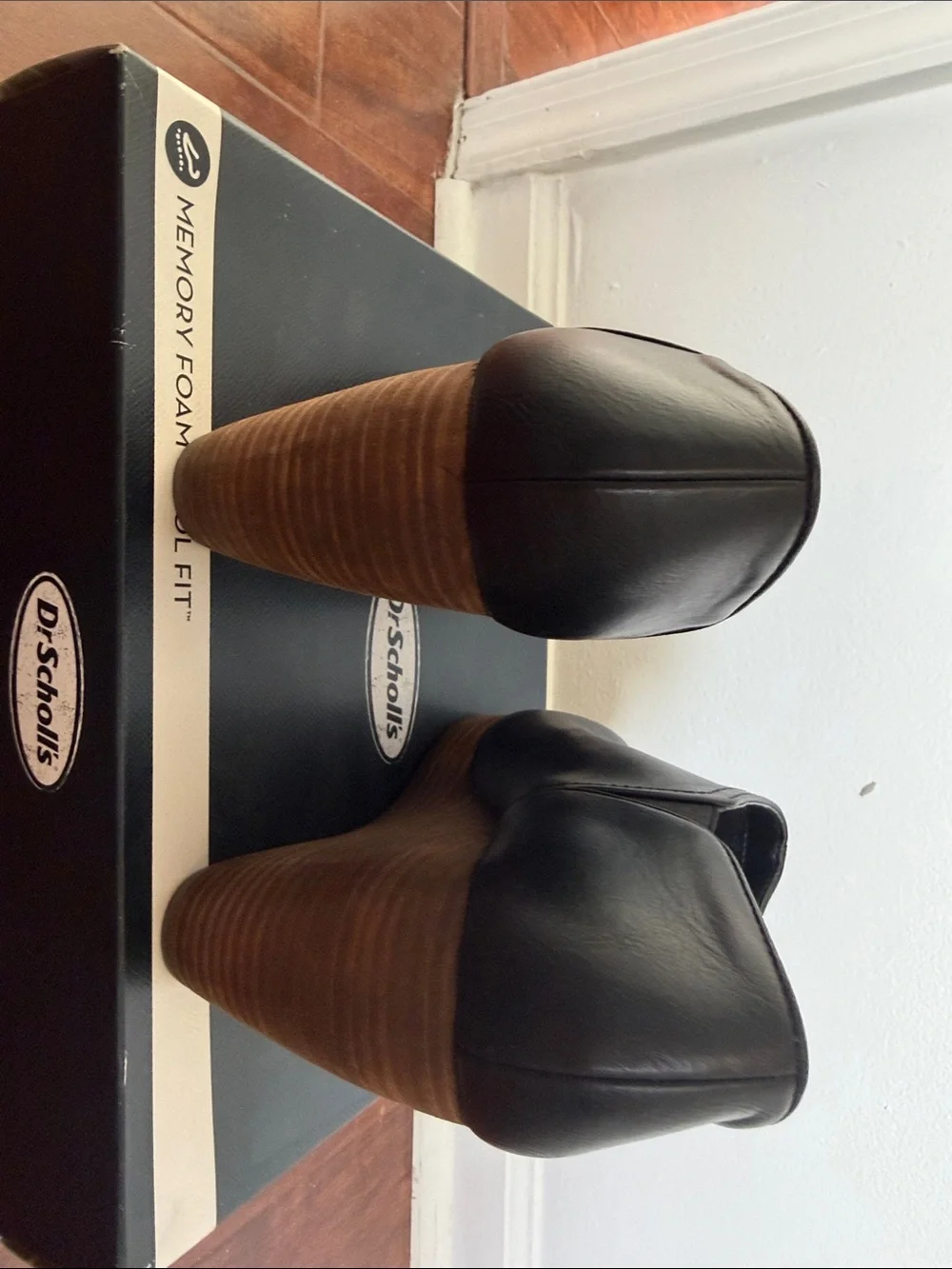 Dr. Scholl's Black Platform Shoe